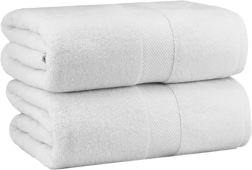 Miniatura 11 de COTTON CRAFT Hotel Spa - Juego de 2 toallas de baño de lujo, extra grandes, 40 x 80 pulgadas, peso pesado de 700 GSM, 2 capas, algodón hilado