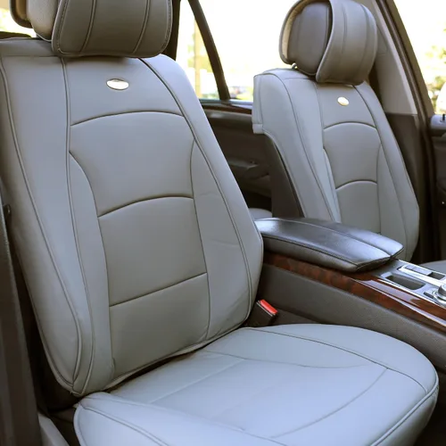 Miniatura 8 de Cojín de asiento FH Group tipo banco, de cuero sintético, ultracómodo, apto para la mayoría de los vehículos, camionetas, vehículos utilitarios