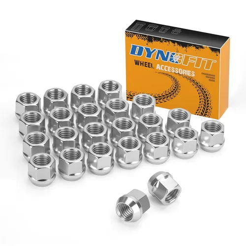 Dynofit Tuercas abiertas M14x2 compatibles con Ford F150 Expedition 2000-2014, tuercas de rueda de 0.551 in x 2.0 para Excursión Lobo Transit