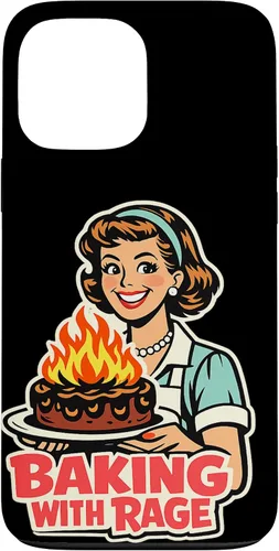 Miniatura 24 de Baking with Rage Retro 1950s Housewife Pop Art Humor Case for iPhone 17