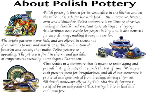Miniatura 7 de Auténtica taza de burbujas de cerámica polaca de 13 onzas en diseño amarillo hecho a mano en Bolesławiec Polonia por Ceramika Bona + certificado