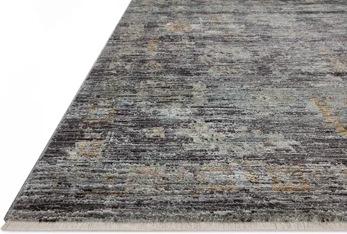 Miniatura 3 de Loloi Jean Stoffer Katherine Collection KES-04 - Alfombra de color tinta/jade de 11 pies y 6 pulgadas x 15 pies y 7 pulgadas, altura de pelo de 25
