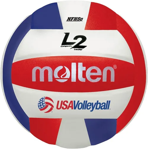 Miniatura 15 de Molten L2 - Balón de voleibol, aprobado por la NFHS