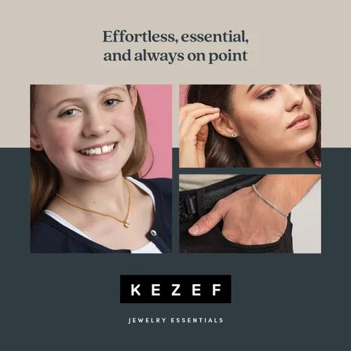 Miniatura 7 de KEZEF 18k Gold Over Sterling Silver 1mm Box Chain Necklace Made in Italy Sterling Silver Necklace Chain For Women Gold Chain Necklace for Women