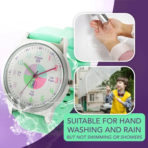 Miniatura 7 de OWLCONIC Analog Kids Watch - Girls & Boys Watches Ages 7-12 - Kids Analog Watch - Telling Time Teaching Tool - Gift Watches for Girls and Boys