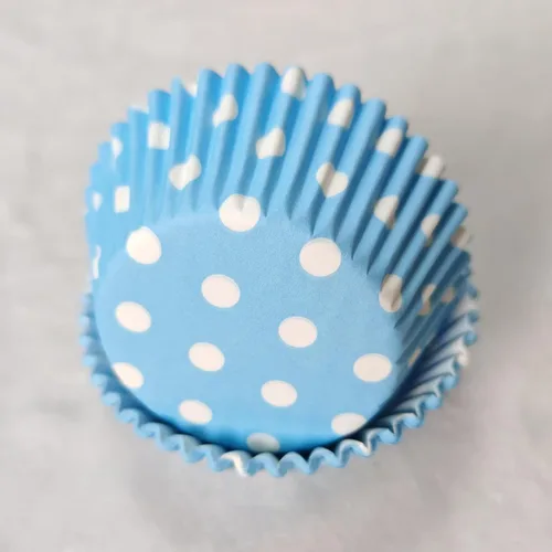 Miniatura 4 de Lucky Star - Revestimientos de magdalenas y cupcakes de mariquita roja colorida de papel, estuche de 100 piezas, tamaño estándar 5.08x3.18 cm