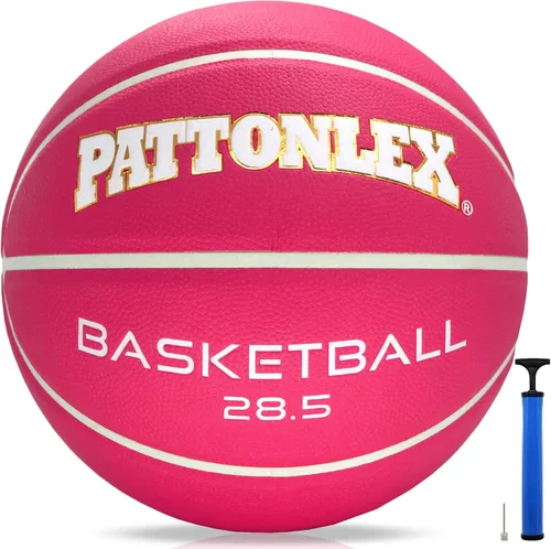 Miniatura 12 de Basketball Ball – Official Size– Composite Leather Indoor/Outdoor Basketball for Men, Women & Girls, with Pump