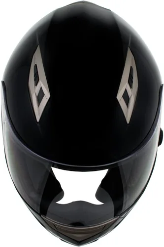 Miniatura 6 de Milwaukee Helmets H510 Casco de motocicleta de cara completa 'Chit-Chat' negro brillante con intercomunicador, altavoz y micrófono integrados