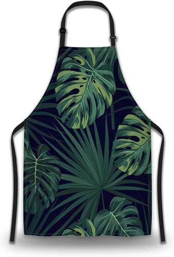 Miniatura 23 de Delantales de cocina para hombres, diseño de árbol de almendros y mujeres, delantal para cocinar, restaurante, barbacoa, pintura, manualidades