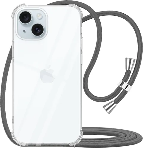 Miniatura 21 de Funda cruzada para iPhone SE 2/3, correa de cordón ajustable transparente para el cuello para mujer para iPhone 7/8, funda de teléfono TPU suave a