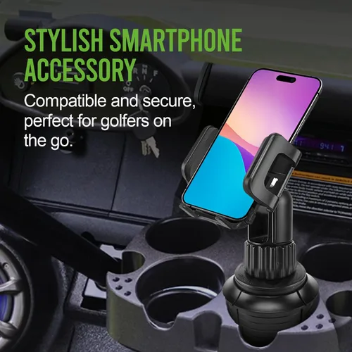 Miniatura 4 de Cellet Soporte de teléfono para portavasos de automóvil, soporte para teléfono, soporte universal ajustable compatible con Apple iPhone, Samsung