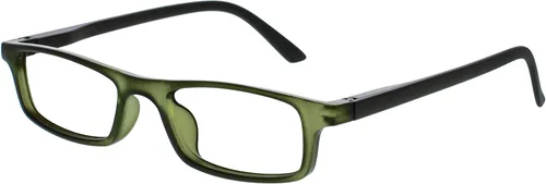 Miniatura 4 de OPULIZE TED - Lentes de lectura para mujeres y hombres, marco mate rectangular, ligero, estrecho, con bisagras de resorte, color azul caqui y verde