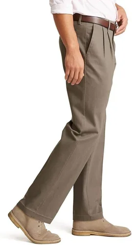 Miniatura 2 de Dockers Signature - Pantalones de algodón con ajuste clásico y plisados para hombre (tallas regulares y grandes y altas)