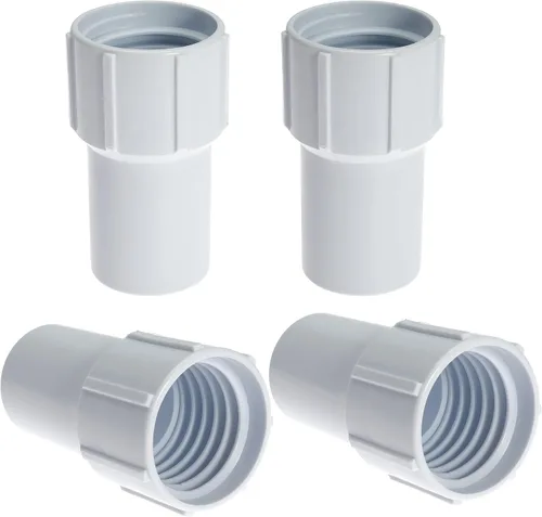Miniatura 7 de Manguito de manguera de piscina roscada de 1-1/2 pulgadas, manguera de vacío para piscina, manguito de repuesto para heridas en espiral, extremos