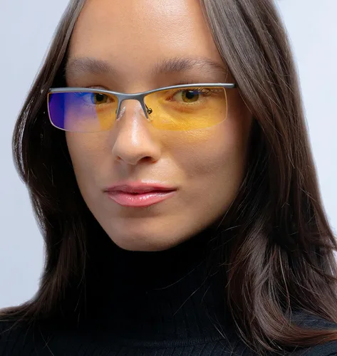 Miniatura 5 de GUNNAR - Gafas prémium para juegos y computadora - Bloquean el 65% de la luz azul - emisario, ónix, tinte ámbar ónice marco