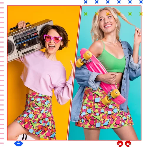 Miniatura 5 de JenPen Falda de tenis retro de los años 80 y 90 para mujer, con bolsillos, cintura alta, atlética, para golf, entrenamiento, correr, uso casual