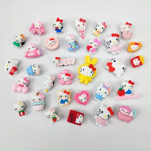 Miniatura 4 de Bonitos dijes de dibujos animados para zapatos, dijes de animales kawaii, dijes de zapatos rosados, dijes de decoración de zapatos para pulseras