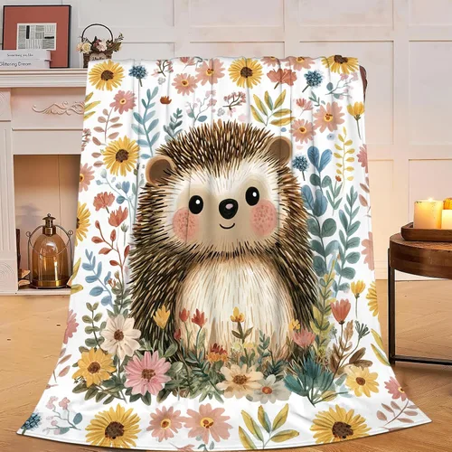 Miniatura 18 de Manta de Camping Yerretin, suave y cálida, de felpa, para acampar, regalos para amantes del camping, RV, acogedora, ligera, de franela, forro polar