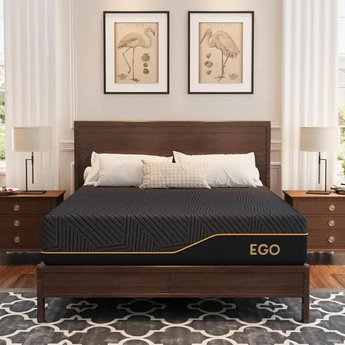 Miniatura 9 de EGOHOME - Colchón de espuma viscoelástica individual de 10 pulgadas para dolor de espalda, cama de gel de cobre refrescante en una caja, espuma
