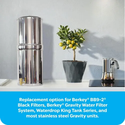 Miniatura 4 de Auténticos sistemas de filtro de agua CB9 Clearbrook alimentados por gravedad de 9 pulgadas, repuesto para filtración de agua de alto rendimiento