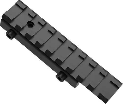 Miniatura 3 de Adaptador de riel de cola de milano a Picatinny de 0.433 in a 0.827 in Picatinny/Rail Convertir Mount - Adaptador de riel elevador de alcance