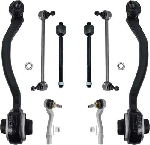 Miniatura 86 de Detroit Axle - Kit de brazos de control de extremo delantero de 8 piezas para Dodge Dakota 00-04, Durango 00-03, 4 brazos de control superior e