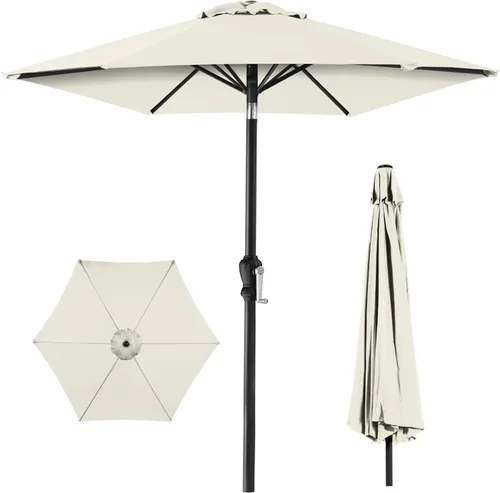 Miniatura 42 de Best Choice Products Sombrilla de patio al aire libre de 10 pies, sombrilla de mesa para exteriores, sombrilla de patio, sombrilla de mercado con 8