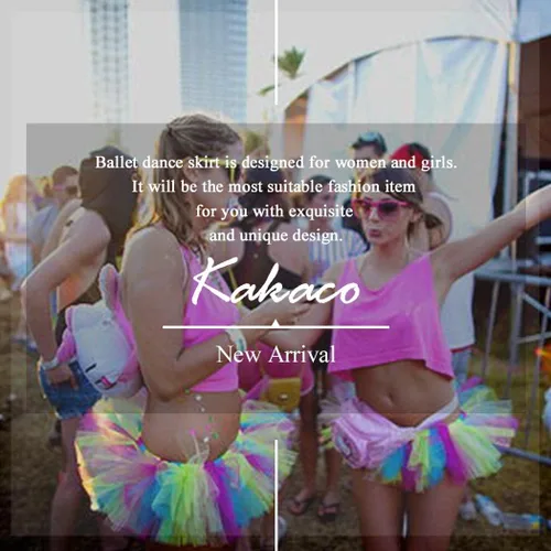 Miniatura 7 de Kakaco Faldas de tutú de tul en capas, tutú de baile, tutú de princesa, disfraz de tutú para mujeres y niñas, 66 Short