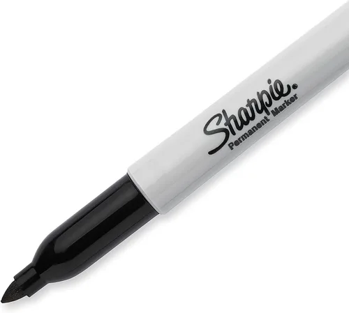 Miniatura 5 de Sharpie - Marcadores permanentes extremos de punta fina, negro, 4