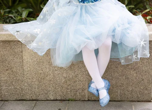 Miniatura 7 de Zapatos bajos tipo princesa inspirados en disfraces de Frozen, Elsa y reina de nieve, para niñas