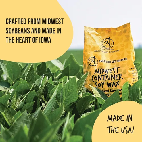 Miniatura 7 de American Soy Organics Cuentas de Cera de Soja 100% del Medio Oeste para Hacer Velas - Suministros Naturales para Hacer Velas - Libre de Parafina