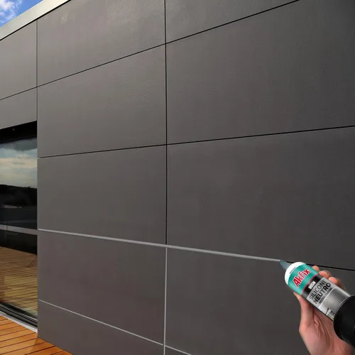 Miniatura 6 de Akfix 905N - Calafateo de silicona transparente 100% para construcción y construcción (12 x 10.5 onzas líquidas), sin disolventes, bajo olor