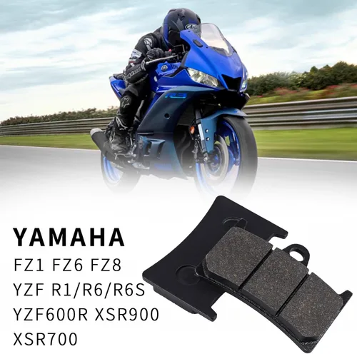 Miniatura 5 de Pastillas de Freno Delantero y Trasero para Yamaha FZ1 FZ6 FZ8 YZF R1/R6/R6S/ R7 XSR900 XSR700 MT07 MT09