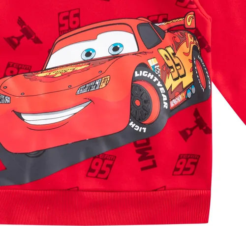 Miniatura 5 de Disney Cars Lightning McQueen - Sudadera con capucha para niños pequeños, pequeños y grandes