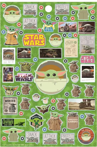 Miniatura 4 de Baby Yoda Star Wars The Mandalorian - Más de 300 calcomanías