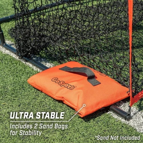 Miniatura 5 de GoSports Red de pateo de fútbol americano de 7 x 4 pies - Práctica lateral para despeje o patadas de colocación, diseño ultraportátil con saco