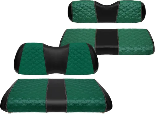 Miniatura 35 de Fundas de asiento de carrito de golf, delanteras y traseras, impermeables y resistentes al sol, de piel de vinilo de grado marino, accesorios