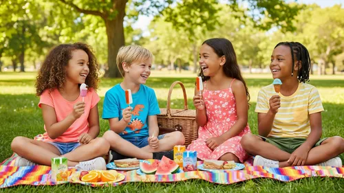 Miniatura 7 de Paletas de postre de caramelo de 24 unidades, batido, helado y paleta, crema de fresa, crema de naranja y lechones de crema de arándanos