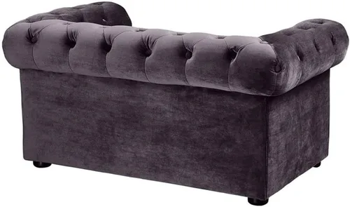 Miniatura 4 de TOV Furniture The Dachshund Collection - Sofá elevado tapizado de terciopelo hecho a mano para mascotas, color gris