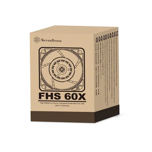 Miniatura 6 de Silverstone Tecnología FHS 60X Ventilador industrial/servidor PWM de alto rendimiento (hasta 15,000 rpm) 2.362 in x 1.496 in PWM, SST-FHS60X