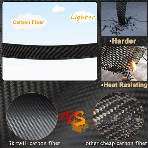 Miniatura 4 de Alerón de maletero de fibra de carbono compatible con BMW G20 Serie 3 2019-2025 y G80 M3, tapa trasera para maletero Highkick Wing Lip 330i 330e