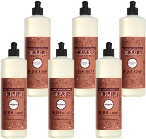 Miniatura 33 de Mrs. Meyer's - Detergente líquido para platos, aroma a pinos de Iowa, fórmula biodegradable, edición limitada, paquete de 3 unidades, 16 fl oz
