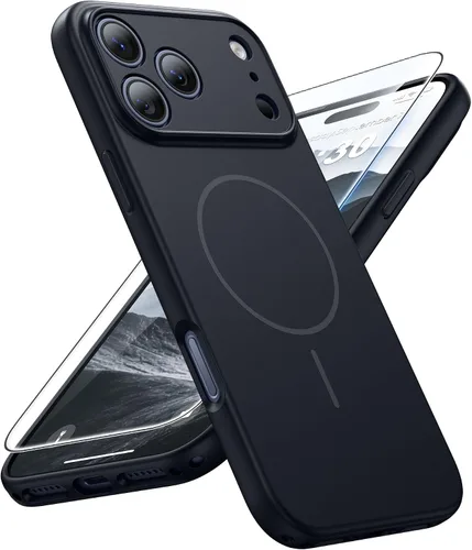 Miniatura 53 de FNTCASE Funda para iPhone 14 Pro Max color azul: [compatible con Magsafe] Funda magnética mate sólida con [protección completa de la cámara]