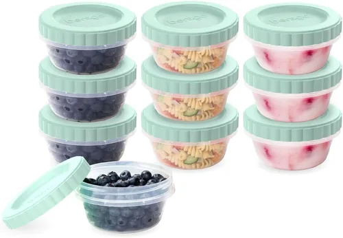 Miniatura 8 de Bentgo Prep - 20 piezas de 16 fl oz Recipientes de plástico para deli con tapas a prueba de fugas, almacenamiento de alimentos para preparación