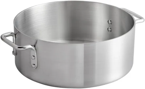 Miniatura 8 de Soro Essentials - Brasero de aluminio de 40 cuartos de galón con asas remachadas, peso medio de 0.157 in de grosor - Utensilios de cocina de brasero