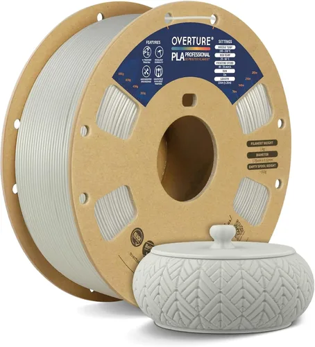 Miniatura 55 de Overture PLA Plus (PLA+) Filamento de 1/16 pulgadas, dureza mejorada con rollo PLA, con superficie de construcción 3D de 7.87 × 7.87 pulgadas, PLA