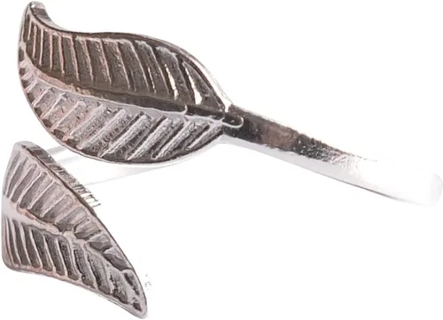 Miniatura 10 de Handmade Silver Leaf Wrap Adjustable Toe Ring, 925 Sterling Silver, Classic Floral Open Toe, Pinky or Knuckle Rings for Women, foot bare jewelry