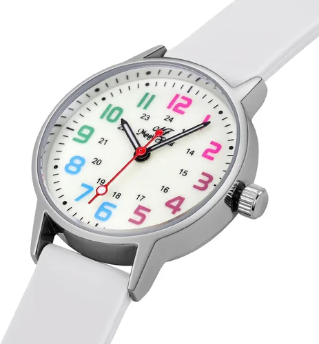 Miniatura 2 de SUDESMO Enfermera relojes reloj de enfermería reloj analógico fácil de leer reloj impermeable con segunda mano