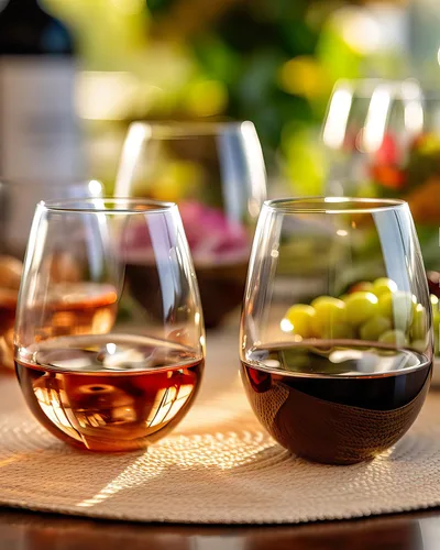 Miniatura 4 de LUXU Vasos sin tallo (juego de 2) de 20 onzas, copas de vino transparentes, vasos de whisky de cristal, copas de agua grandes, cristalería