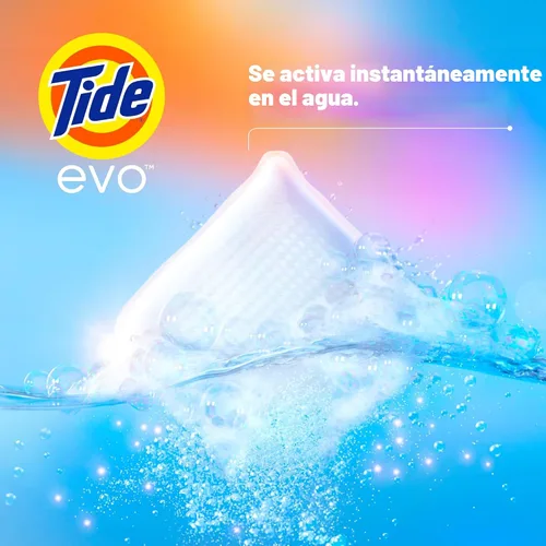 Miniatura 4 de Tide Los azulejos de fibra de detergente para ropa con aroma original de evo funcionan en el 100% de las manchas comunes, seguro para todas